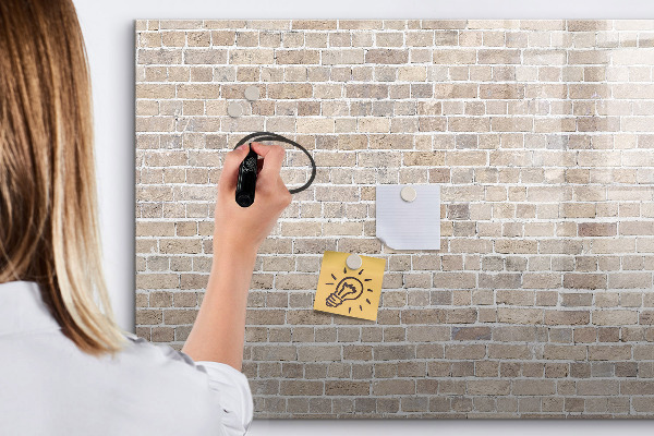 Magnetic dry erase board Modern photo display board