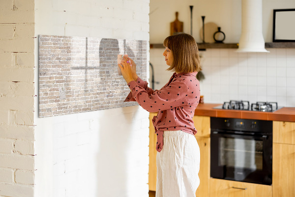 Magnetic dry erase board Modern photo display board