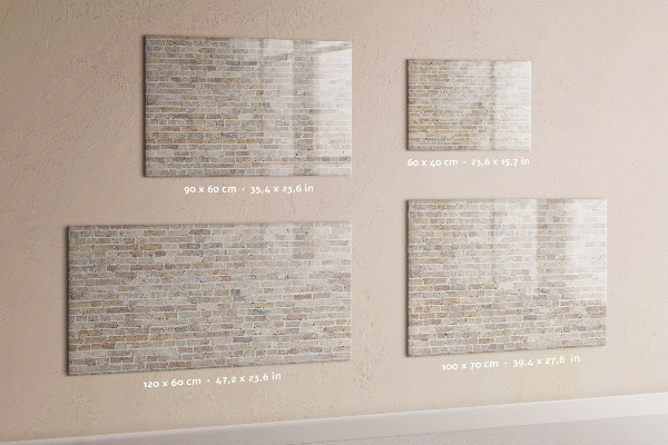 Magnetic dry erase board Modern photo display board