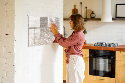 Magnetic dry erase board Modern photo display board