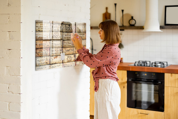 Dry erase board magnetic A board for notes and memories