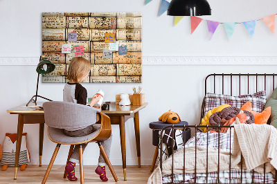 Dry erase board magnetic A board for notes and memories