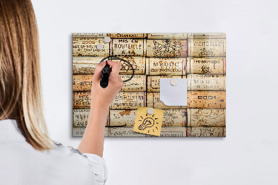 Dry erase board magnetic A board for notes and memories