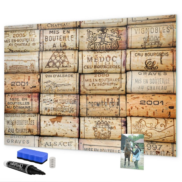 Dry erase board magnetic A board for notes and memories