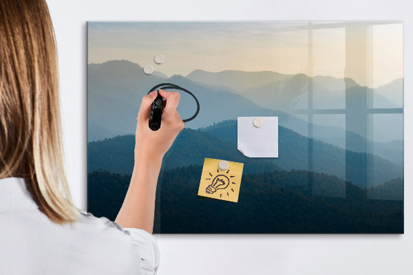 Dry erase board magnetic A cozy place for memories and notes