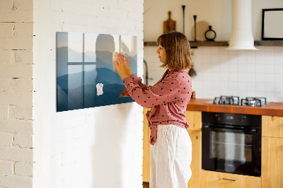 Dry erase board magnetic A cozy place for memories and notes