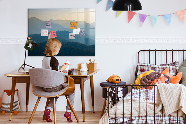 Dry erase board magnetic A cozy place for memories and notes
