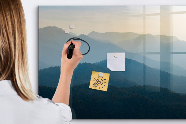 Dry erase board magnetic A cozy place for memories and notes