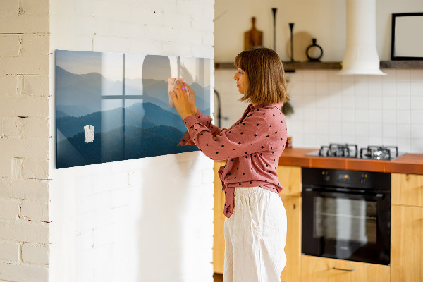 Dry erase board magnetic A cozy place for memories and notes