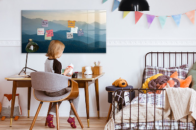 Dry erase board magnetic A cozy place for memories and notes