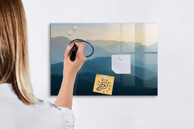 Dry erase board magnetic A cozy place for memories and notes