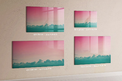 Magnetic dry erase board A colorful board for notes and photos