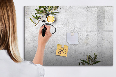 Dry erase board magnetic A stylish board for notes and photos