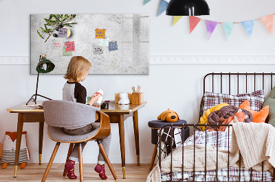 Dry erase board magnetic A stylish board for notes and photos