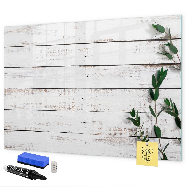 Dry erase board magnetic Board for photos and notes