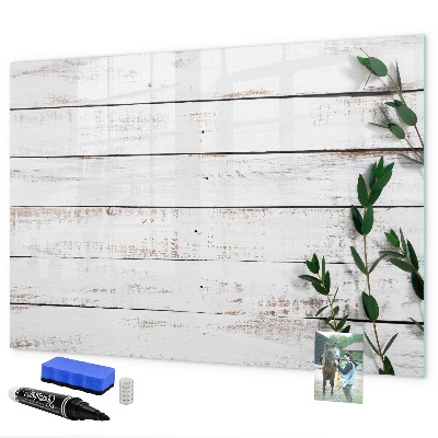 Dry erase board magnetic Board for photos and notes