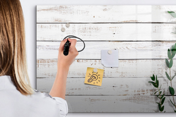Dry erase board magnetic Board for photos and notes