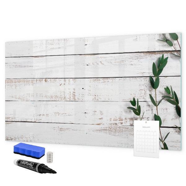 Dry erase board magnetic Board for photos and notes