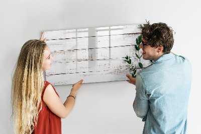Dry erase board magnetic Board for photos and notes