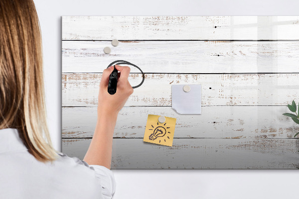Dry erase board magnetic Board for photos and notes