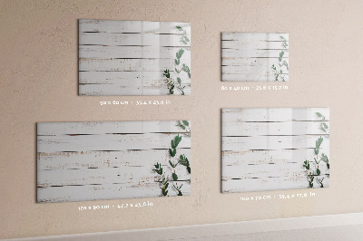 Dry erase board magnetic Board for photos and notes
