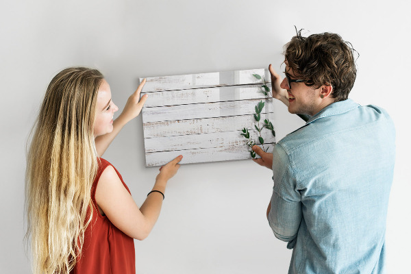 Dry erase board magnetic Board for photos and notes