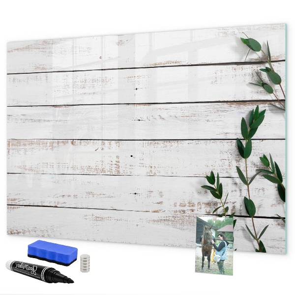 Dry erase board magnetic Board for photos and notes