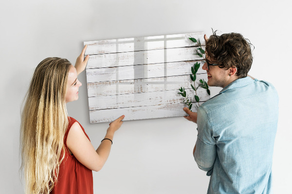Dry erase board magnetic Board for photos and notes