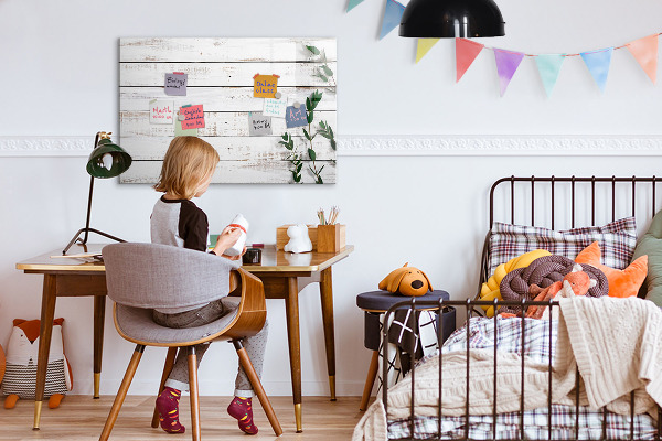 Dry erase board magnetic Board for photos and notes