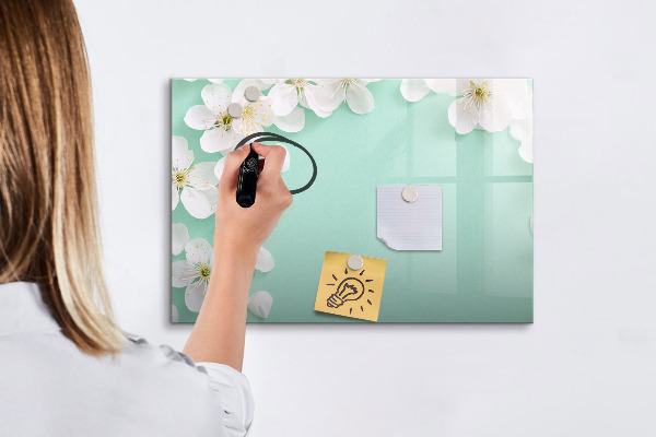 Magnetic dry erase board Creative photo display board