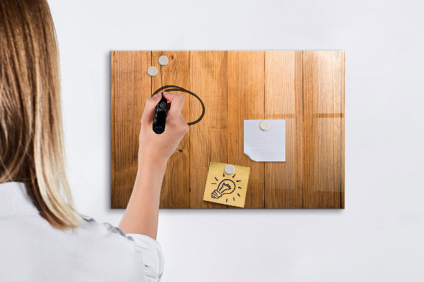 Dry erase board magnetic Note and photo board