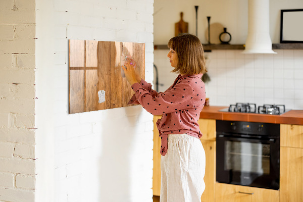 Dry erase board magnetic Note and photo board