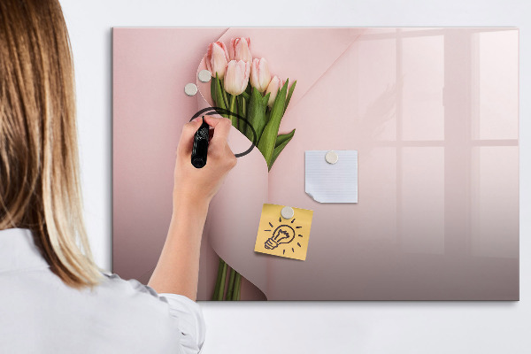 Magnetic dry erase board A creative space for memories and notes