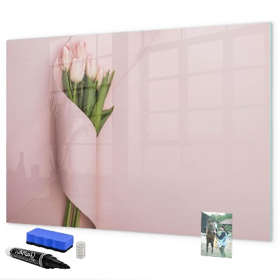 Magnetic dry erase board A creative space for memories and notes