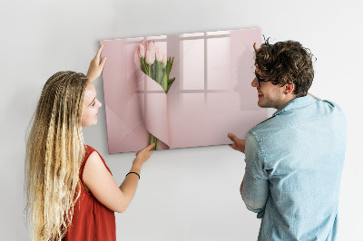 Magnetic dry erase board A creative space for memories and notes