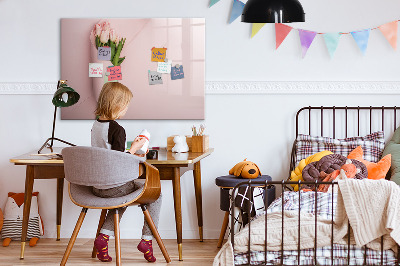 Magnetic dry erase board A creative space for memories and notes