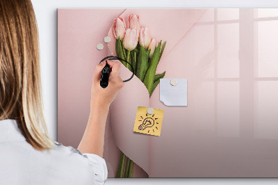 Magnetic dry erase board A creative space for memories and notes