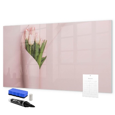 Magnetic dry erase board A creative space for memories and notes