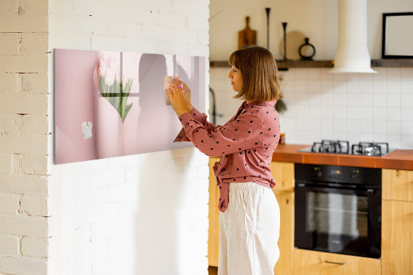 Magnetic dry erase board A creative space for memories and notes