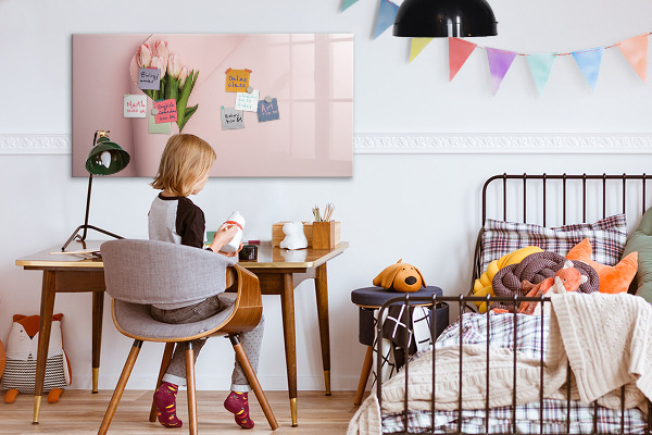 Magnetic dry erase board A creative space for memories and notes