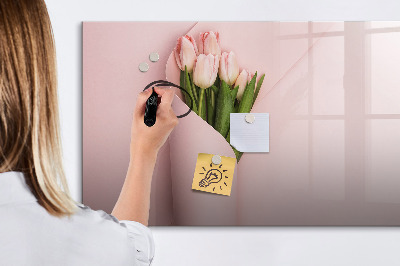 Magnetic dry erase board A creative space for memories and notes