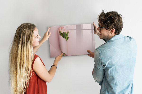 Magnetic dry erase board A creative space for memories and notes