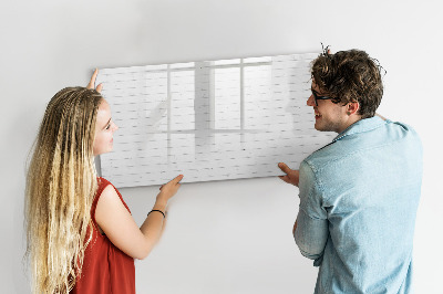 Magnetic dry erase board Board for photos and notes