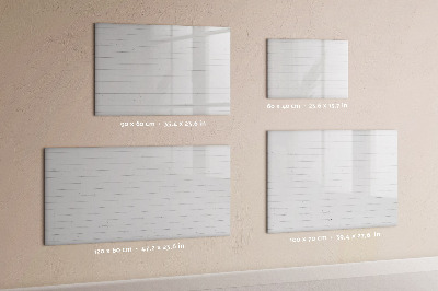 Magnetic dry erase board Board for photos and notes