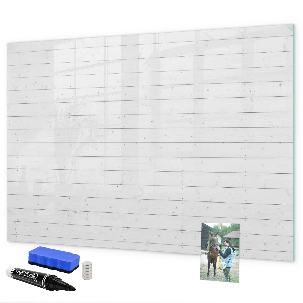 Magnetic dry erase board Board for photos and notes