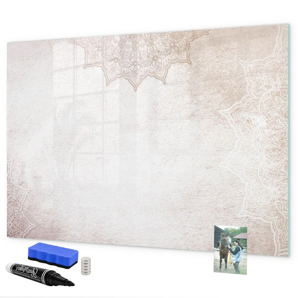 Magnetic dry erase board Note and photo board