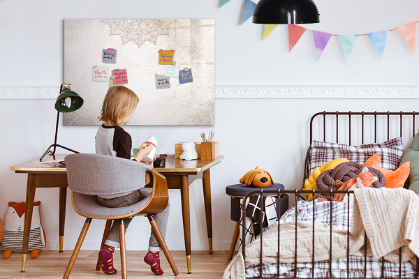 Magnetic dry erase board Note and photo board