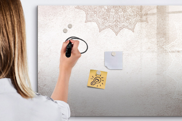 Magnetic dry erase board Note and photo board