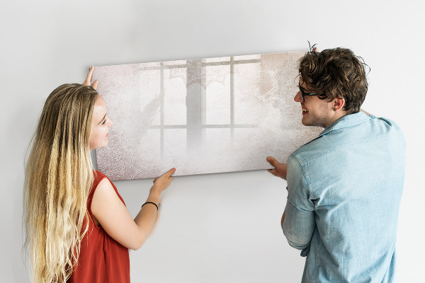 Magnetic dry erase board Note and photo board