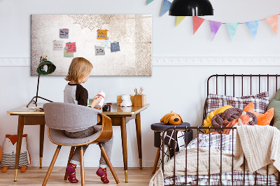 Magnetic dry erase board Note and photo board